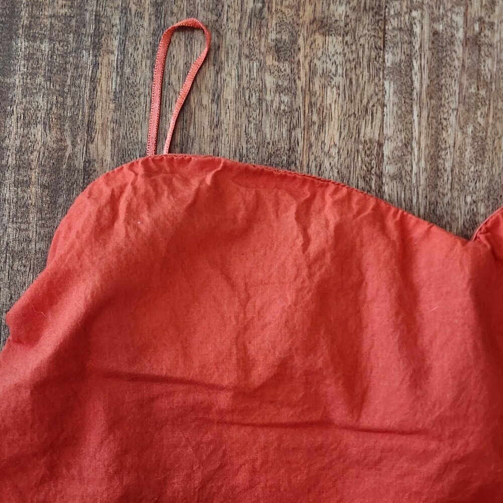 Free People Top Womens Small Smocked Back Tank Camisole Boho Festival Summer - Picture 2 of 9